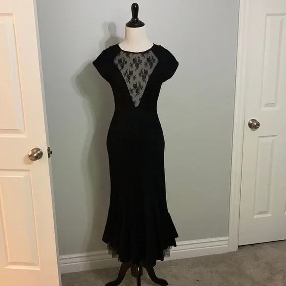 Spin Doctor | Dresses | Medium Black Vampy Vintage Style Wiggle Dress New Years Eve Sexy Wednesday | Poshmark Spin Doctor | Dresses | Medium Black Vampy Vintage Style Wiggle Dress New Years Eve Sexy Wednesday | Poshmark